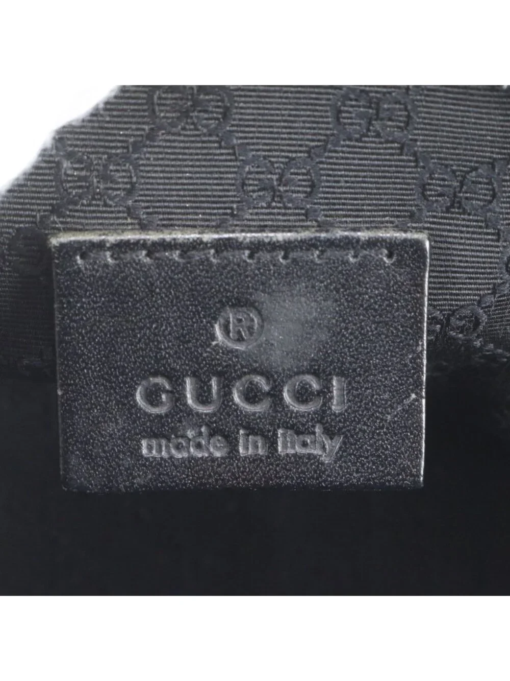 Gucci Leather Canvas Shoulder Bag Hand